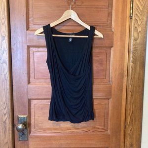 Willi Smith Black Tank Top (Women's Medium)